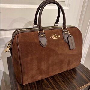 Coach Brown Suede Rowan